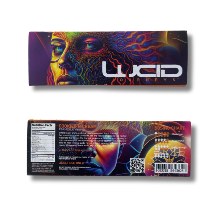 Lucid Journeys Mushroom Chocolate bar 4G