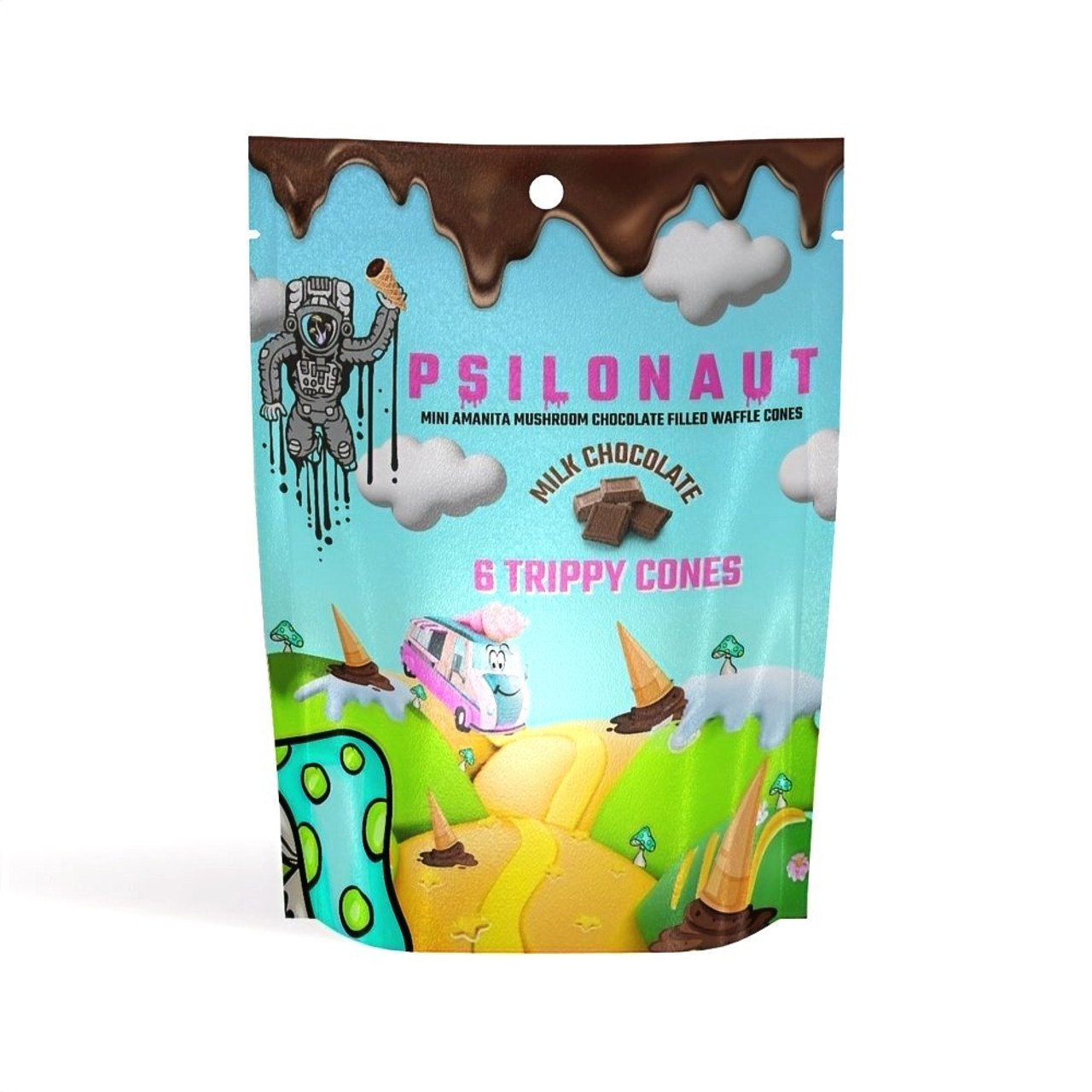 Psilonauts Milk Chocolate Trippy Cones